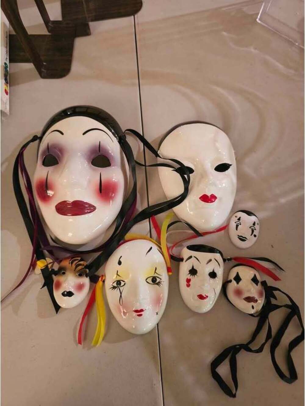 Vintage porcelain masks [COPY]